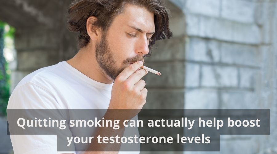 Quitting smoking can actually help boost your testosterone levels